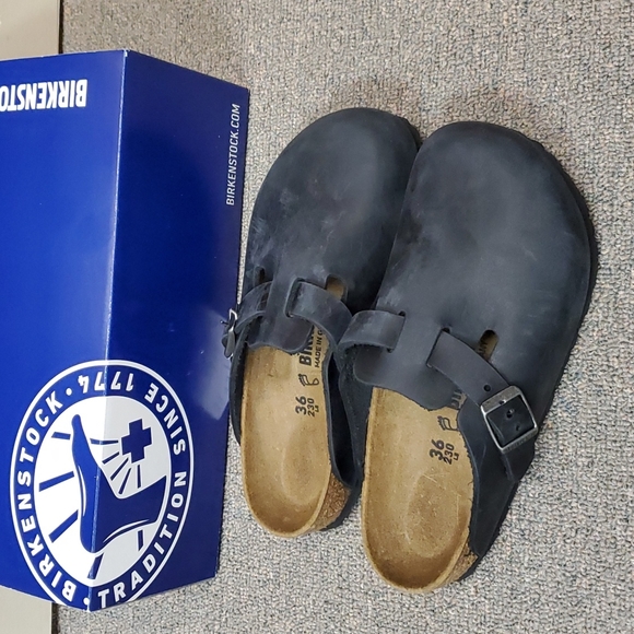 Birkenstock Boston Hard Leather - Picture 2 of 5